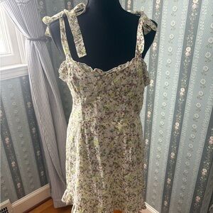 Wild Fable Green and Pink Floral Mini